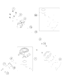 KTM AXIAL CLUTCH ASSEMBLY 2017 50 SX MINI 45232100144