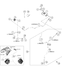 KTM VALVE KIT 450 HQV 14 As Required, 14 2015 450 XC-F 78936030110