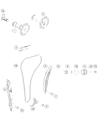 KTM Crankshaft cmpl. 2023 450 SX-F / XC-F Engine A48030018000