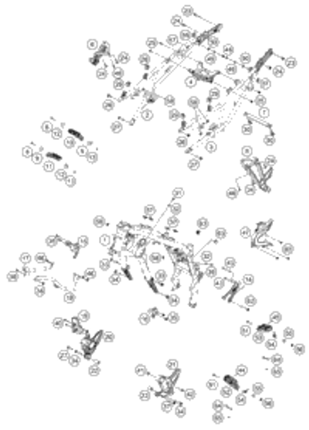 KTM Headlight 2022 890 ADVENTURE, Orange Chassis 63714001000