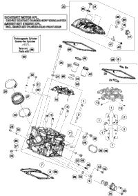 KTM CYL. HEAD CPL. REAR    2014 2014 2016 1190 ADVENTURE R 6133612010024