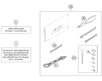 KTM SWING ARM CPL. PDS 2017 2023 300 XC-W ERZBERGRODEO Chassis 79604030044
