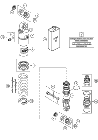 KTM MONOSH. LOWER PART CPL. ENDURO 2012 690 Enduro 46180654S14