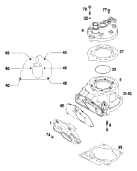 KTM CYLINDER+PISTON CPL. 2011 125 SX 50330038500