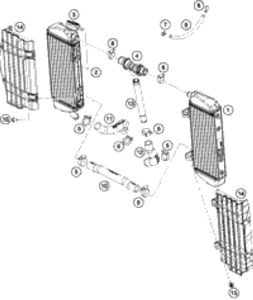 KTM Silencer 2021 350 SX-F Chassis 79105079100