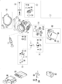 KTM REAR WHEEL CPL. 5X17''   07 07 2010 690 Duke Orange 7561000104433