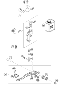 KTM CYLINDER + PISTON CPL. 2018 450 XC-F 79430038100