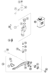 KTM CRANKSHAFT SX-F 09 09 2010 250 SX-F 77030018300