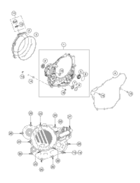 KTM Cylinder + Piston cpl. 2022 450 SX-F Engine 79430138200