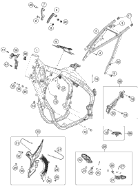 KTM Cylinder and piston cmpl. 2020 500 XCF-W 79730038000