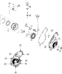 KTM CYLINDER AND PISTON 2018 350 XC-F 79230038000