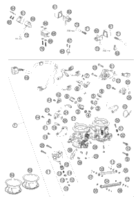 KTM REAR WHEEL CPL. BLACK    11 11 2013 990 Supermoto T 6111000114430
