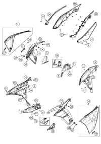 KTM Lockset keyless cpl. 868 MHz 2019 1290 SUPER ADVENTURE S ORANGE 60711066044
