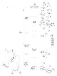 KTM SWINGARM CPL. 2013 350 SX-F 77704030044