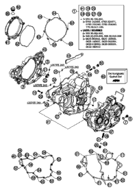 KTM CRANKSHAFT CPL. EXC-F   09 09 2009 250 XCF-W (EXCF) 77030118200