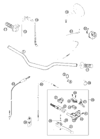 KTM CYL. HEAD CPL. LC4/SXC SAS 04 2006 625 SMC 5843602020023