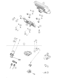 KTM Main wiring harness complete 2019 1290 SUPER ADVENTURE S ORANGE 60711075033