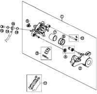 KTM CYLINDER + PISTON CPL. FRONT 2011 990 SMR 6103003810023