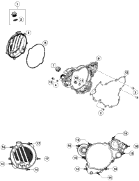 KTM Cylinder + Piston cpl. 125 NEW PART 2019 125 SX 50530038000