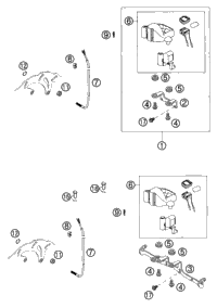 KTM ENG.CASE SC CPL.W.TRAN.BEAR'97 2000 620 SC Super Moto 58330000344