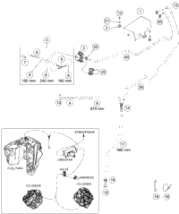KTM CRANKSHAFT CPL. 2013 690 Duke White 76030018000