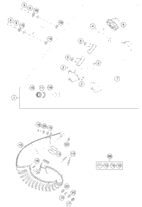 KTM Cylinder + Piston 2020 250 XC-W TPI 55530138000