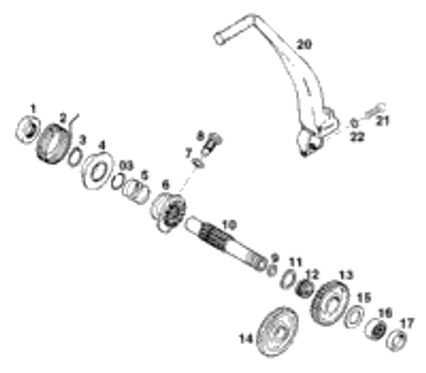 KTM CYLINDER 64MM 200     20 2001 125 MXC 52330005200