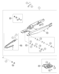 KTM CRANKSHAFT CPL. 2012 450 SX-F USA 77330018400