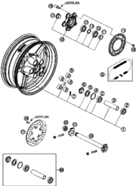 KTM MAIN WIRING HARNESS 2008 1190 RC8 69011075000