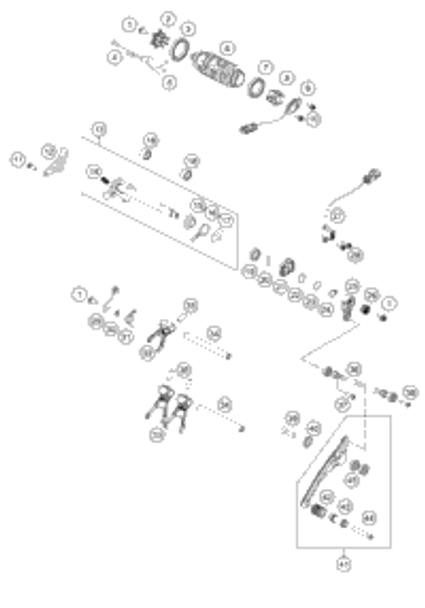 KTM CRANKSHAFT CPL. 2012 1190 RC8R 69330018100