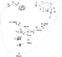 KTM THROTTLE BODY CPL. DK52 2012 1190 RC8R 69341001000