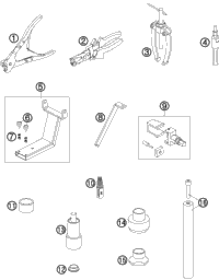 KTM MONOSHOCK 350 SX-F, 350 FC 15 15 2015 350 SX-F 18187O5701