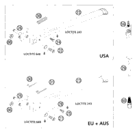 KTM MONOSHOCK 5018 PDS 250/300 14 14 2015 300 XCW SIXDAYS 12187N6301