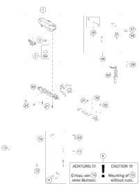 KTM ENGINE CASE CPL. 2014 250 SXF 77730100033