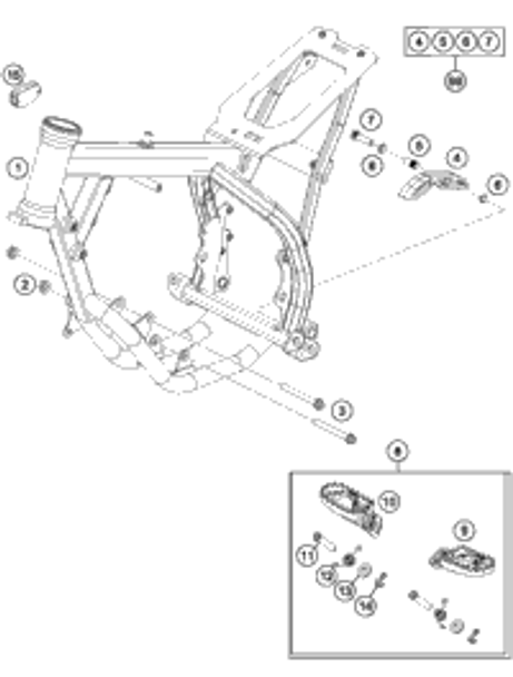 KTM ENGINE CASE CPL. 2013 500 EXC 78130000033 KTM ENGINE CASE CPL. 2013 500 EXC 78130000033