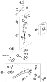 KTM ENGINE CASE CPL. W.TR.BEAR. 08 08 2008 505 XC-F 77330000244