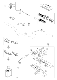 KTM FRAME ''548N3'' BLACK 2016 250 SX 5480360130033