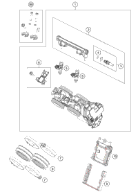 KTM Pre-muffler 2022 890 DUKE R Chassis 63605050000