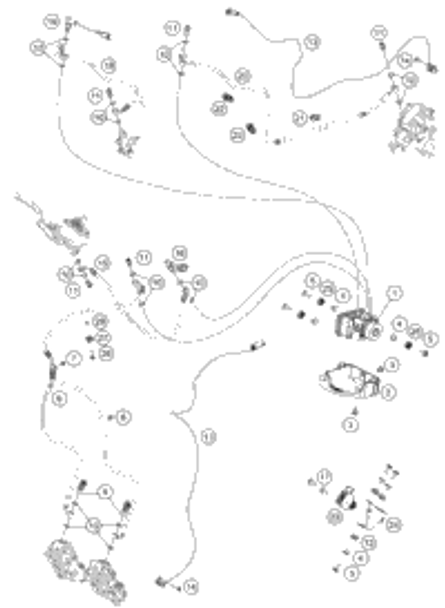 KTM Pre-muffler 2021 890 ADV R Chassis 63605050000