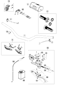 KTM \Frame """790R4"""" electr. orange"" 2018 350 XC-F 79003001500EB"""