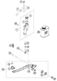 KTM FRAME ''790Q1''       17 2018 250 EXC-F 7900310110033