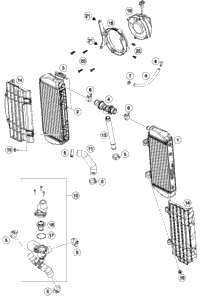 KTM Frame 797T2 2021 500 XCF-W Chassis 7970310100033