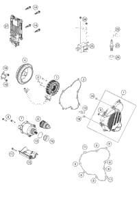 KTM Frame 557T2 2021 300 XC-W TPI Chassis 5570310100033