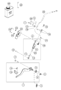 KTM FRAME ''604 OA'' 2016 1290 SUPER ADVENTURE 60403001000KB