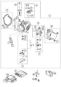 KTM Frame 791T4 2020 350 XC-F 7910300130033