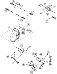 KTM ENGINE CASE CPL. W. BEARINGS 2015 1290 ADV WHITE 6043000004424