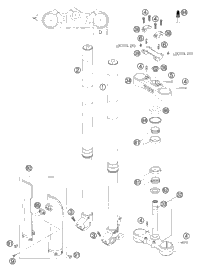 KTM Fork 250/350 EXC-F 18 2018 250 EXC-F 14188R6701