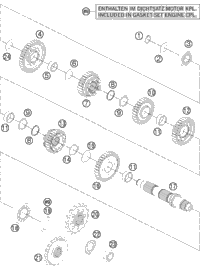 KTM FAN COVER CPL. 2020 1290 SUPER ADVENTURE S 60335044033