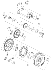 KTM THROTTLE BODY 2020 1290 SUPER ADVENTURE S 60341001000