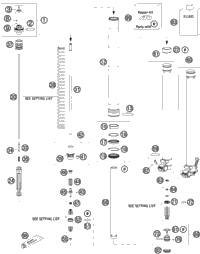 KTM Fork outer tube 49,13x577 dt54 db60 natu 2009 200 XC USA 48600736
